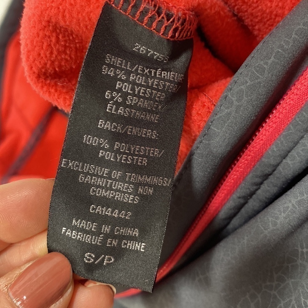 Mondetta light sporty jacket with hood 2 tone grey and pink - Picture 11 of 13